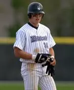 Junior David Gresky hit a towering home run in the seventh inning against Purdue