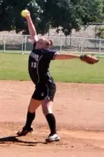 Courtnay Foster pitched a two-hitter in picking up the opening game win against Purdue Sunday.