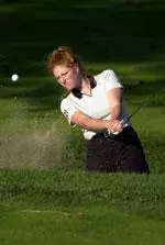 Through two rounds, Elizabeth Burden is in third place at the Lady Buckeye Spring Invitational.