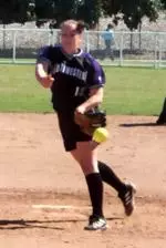 Courtney Foster tied a career high for strikouts in a seven-inning game with 13 Wednesday.