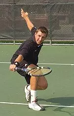 Sophomore Tommy Hanus led the 'Cats with 20 singles wins this season.
