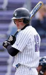 Eric Roeder went 3-for-4 in NU's 3-1 Sunday loss to Michigan.