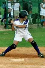 Sheila McCorkle recorded two hits in her first start of the season at second base.