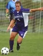Molly Greene headed home the match-winner Sunday vs. Michigan