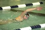Erica Rose took first in the 1650 freestyle.