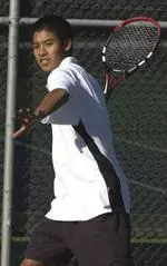 Freshman Willy Lock won at No. 5 to earn NU's only singles point against Minnesota.