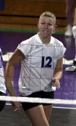 Senior co-captain Drew Robertson recorded a triple-double Saturday evening against Indiana with 11 kills, 27 digs, and 57 assists.