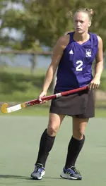 Sophomore Meghan Small scored a goal to keep NU close early in the second half.