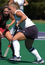Senior Morgan Kuhn scored NU's lone goal on Senior Day against No. 3 Duke.