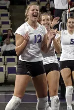 Senior Drew Robertson recorded 34 assists Saturday night against Michigan, which gives her 5,006 total career assists.