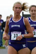 Freshman Marie Grabinski led NU in every race she ran in 2004.