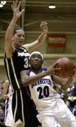Junior Ifeoma Okonkwo has upped her scoring average to 10.2 points per game this season.