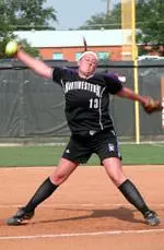 Courtnay Foster threw a two-hit shutout in the 'Cats 5-0 win over Kansas.