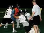 Wildcat players suited up today for the first of 15 spring practices.