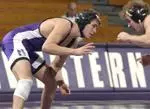 Nick Hayes went 1-1 on Day 1 of his first Big Ten Championships.