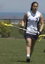 Sarah Albrecht had three goals and an assist Sunday at OSU.