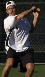 Christian Tempke won in both doubles and singles, but NU still lost 5-2.
