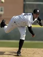 Senior Dan Konecny threw a complete game in NU's 3-1 game one win Saturday afternoon.