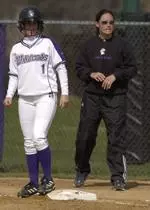 Northwestern swept its Big Ten weekend slate for the first time under Kate and Caryl (pictured) Drohan.