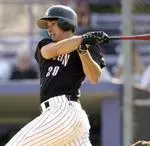 Jason Krynski had a sacrifice fly in NU's 9-1 loss Friday afternoon.