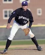 Junior Chris Hayes had three RBI in NU's 15-4 win Tuesday afternoon.