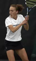 Jessica Rush advanced to the Round of 32 for the first time by taking down UCLA's Jackie Carleton.