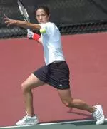 Cristelle Grier nearly pulled out the win in Tuesday's first round.