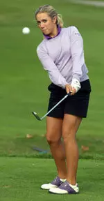 Brittany Johnston finished a season-best 18th at the Lady Paladin.