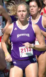 Marie Grabinski is one of nine NU runners competing at the 2005 Big Ten Championships on Sunday.