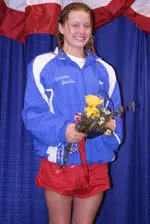 Freshman Chelsea Davis broke a pair of Wisconsin pool records to earn Big Ten Diver of the Week honors.