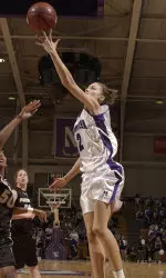 Junior A.J. Glasauer (pictured) poured in a career-high 26 points and dished out six assists.