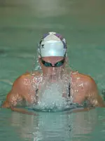 Sophomore Jessie Bailis competed in the 'A' final of the 100 breast Saturday for the Wildcats.