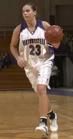 Sophomore Melissa Miller scored 10 points and pulled down 13 rebounds on Wednesday night.