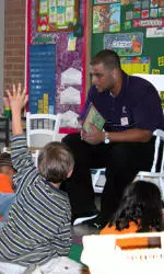 Bring a book to a home basketball game in the next two weeks and receive a free ticket to an upcoming game.
