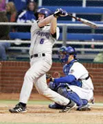 Freshman Jake Owens went 6-for-8 in NU's 30-2 win over Mount St. Mary's (Md.).