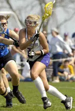 Kristen Kjellman had five goals and three assists Sunday vs. Duke.