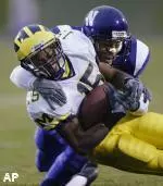 Marquice Cole in action against Michigan in 2003 at Ryan Field.