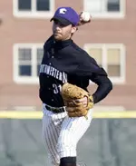 Senior Evan Blesoff threw a complete game in NU's 7-2 Friday afternoon loss.