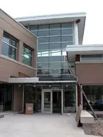 The entrance of the new Anderson Hall.