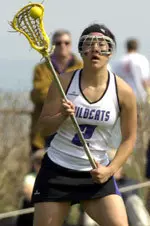 Sarah Albrecht helped lead NU to its first NCAA national championship appearance.
