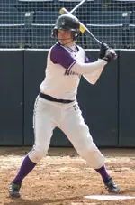 Senior Erin Mobley ranks first all-time at Northwestern with 216 career hits.