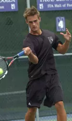 Freshman Marc Dwyer is tied for a team-high seven singles wins this year.