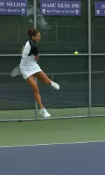 Alexis Prousis is ranked No. 12 in singles to begin the spring season.