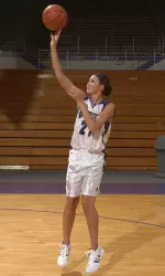 Freshman Lauren Roberts (pictured) scored a team-and-career high 10 points.