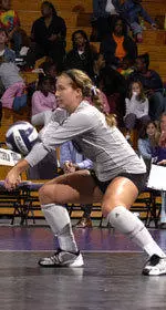 Junior Lindsay Anderson led the Wildcats with 13 kills Friday night against Michigan State.