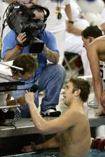 Matt Grevers took just one meet to earn Big Ten Swimmer of the Week honors in 2006-07.