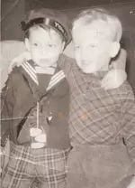 Grand Prize Winner Hob Jordan with cousin Will in 1967.