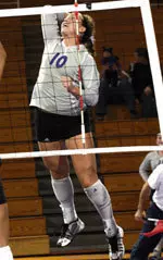 Lindsay Anderson had a team-high 10 kills Friday night at No. 19 Ohio State.