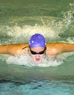 Freshman Rachel Rys had NU's best individual performance of Friday, finishing 26th overall in the 100-meter fly.