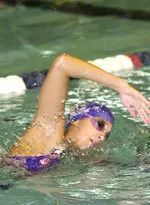 Freshman Emily Wong was 23rd in the 100-meter free Saturday during preliminary action.